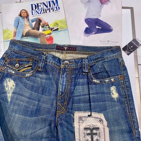 Five Four 90’s Vintage Premium Jeans Sz 34 - Picture 8 of 10